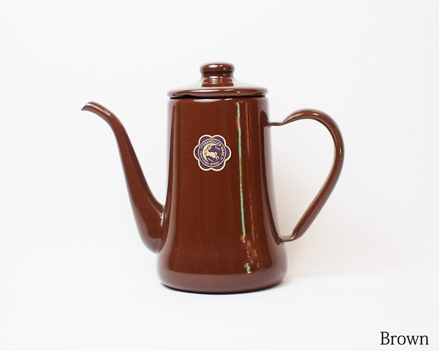 Tsukiusagijirushi Slim Pot 0.7L Enamel Slim Pot