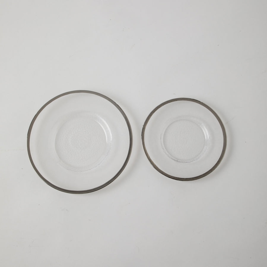 GLASS TABLEWARE OBO PLATE 28cm