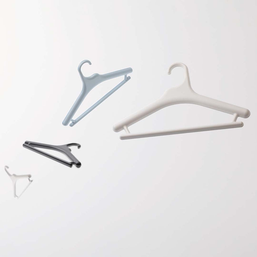 Midline 420 Non-Slip Clothes Hanger, 3-Piece, Dark Gray