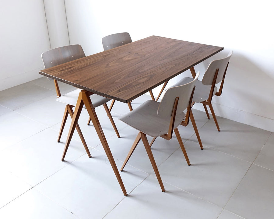 TD.4 Table Walnut R.Brown ガルファニタス L ウォールナット ロームブラウン