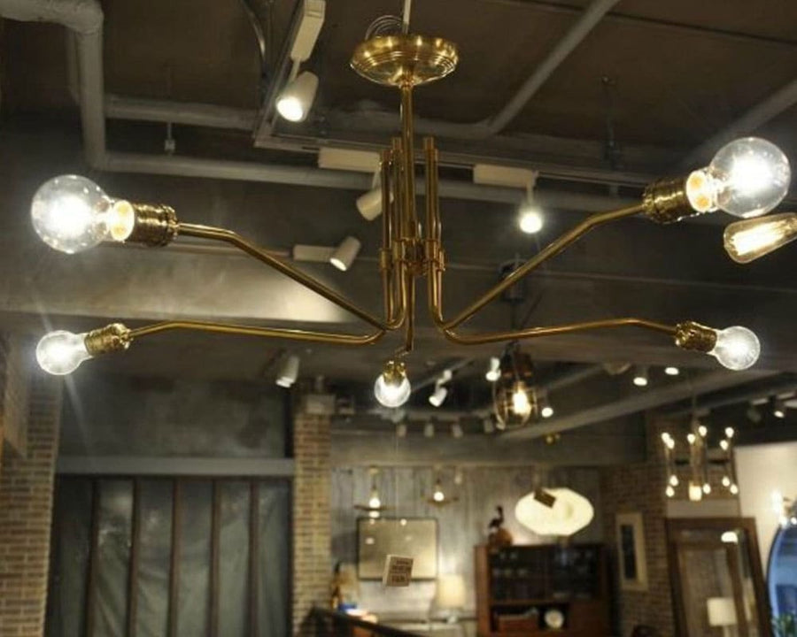 Solid Brass Lamp Long 5ARM Solid Brass Lamp Long 5 Arm