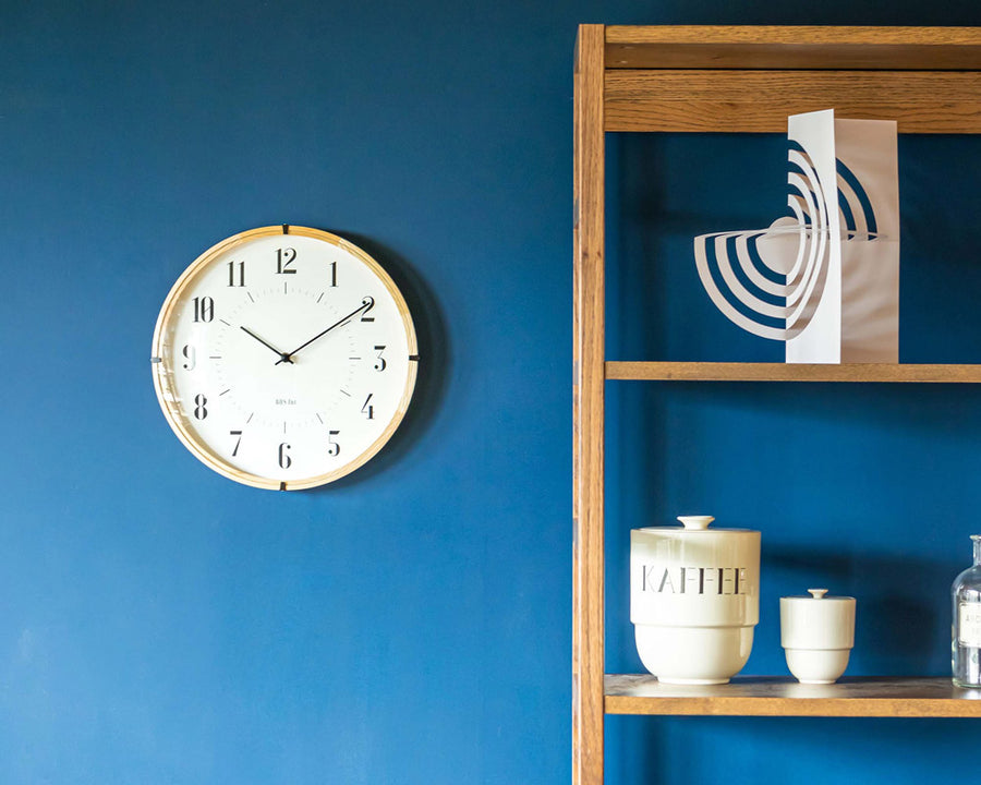 BAUHAUS Fonts Wall Clock Xants バウハウスフォントウォールクロック