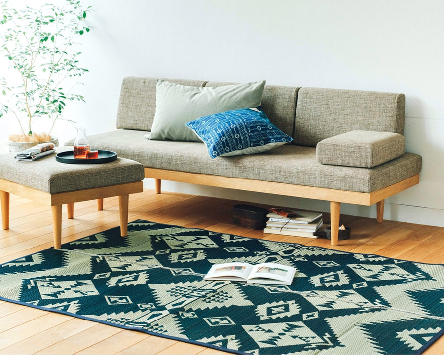 IGUSA RUG NAVY い草ラグ ネイビー