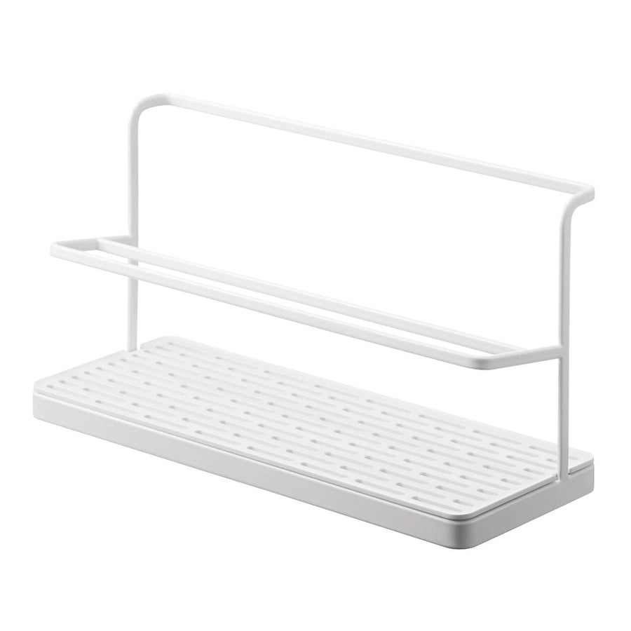Tower Wide Jug Bottle Stand, White