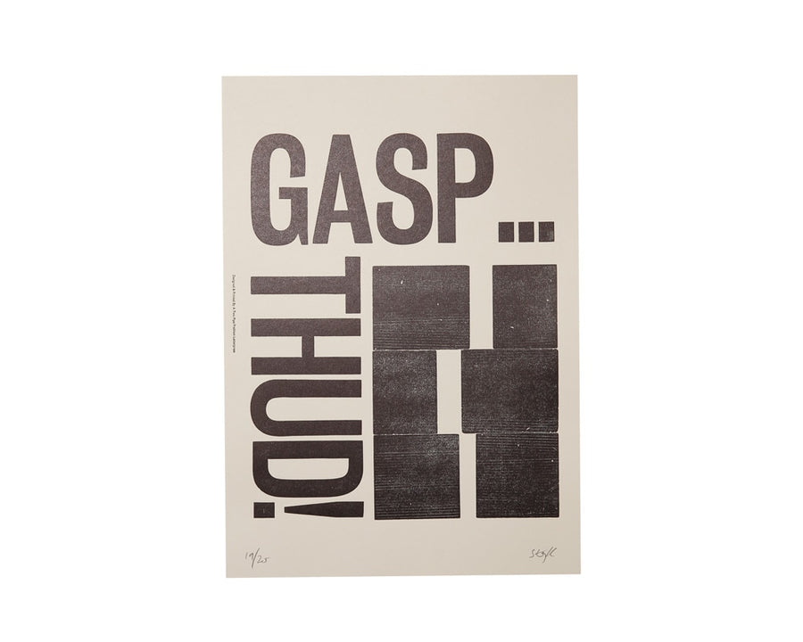 GAPS THUD POSTER ギャップスサァドゥ ポスター