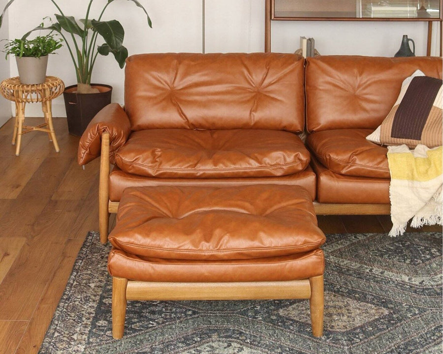 MADEIRA OTTOMAN PU Madeira ottoman PU leather