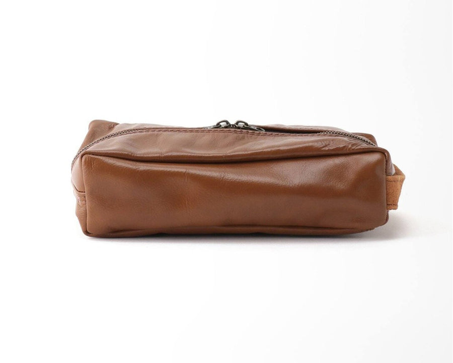 LEATHER BOX CASE CHESNUT Leather tissue box case