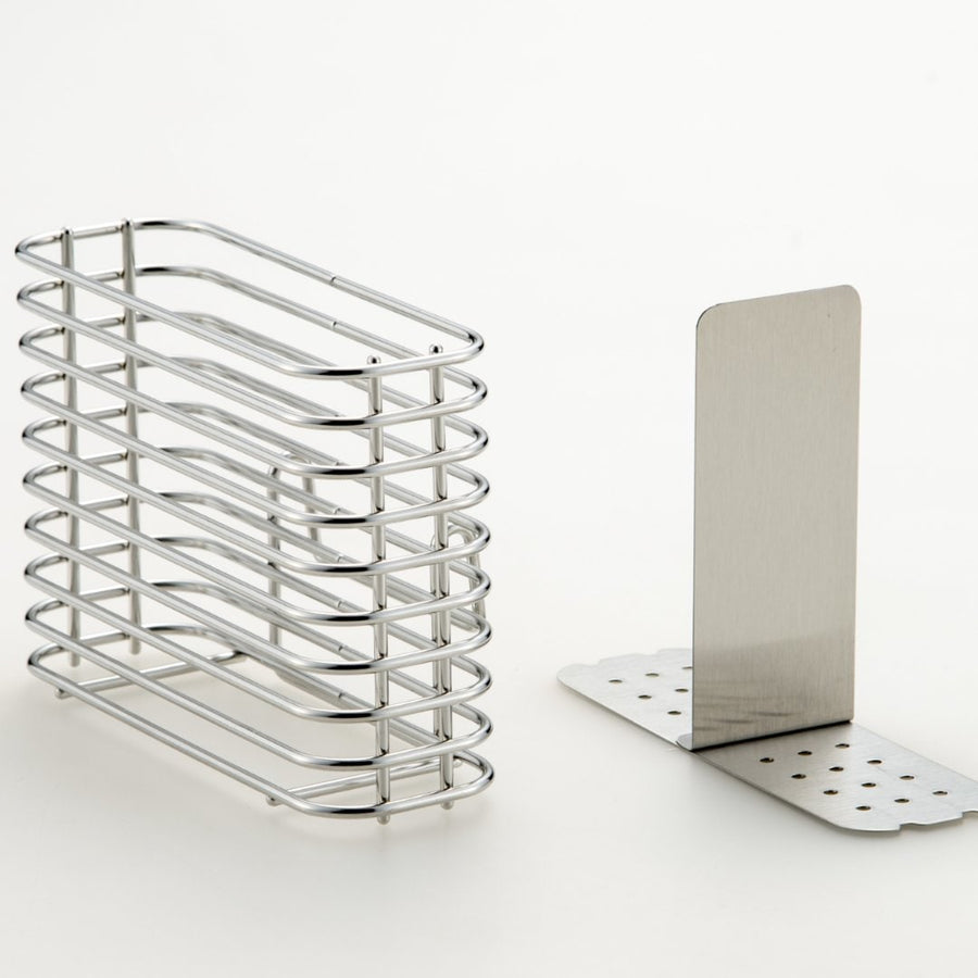 Hanauta Vertical Dish Drainer, Silver