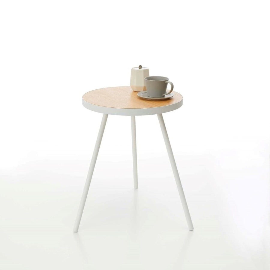 tower round side table