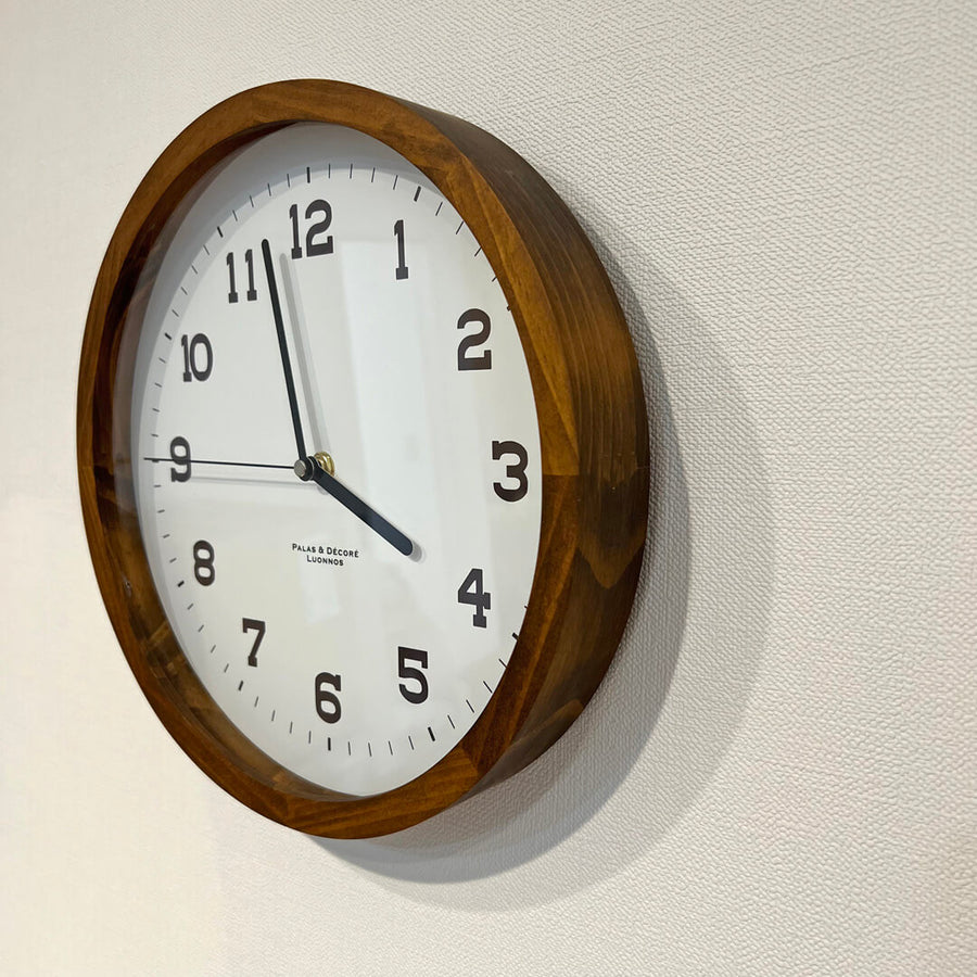 Aina Wood Clock Wall L
