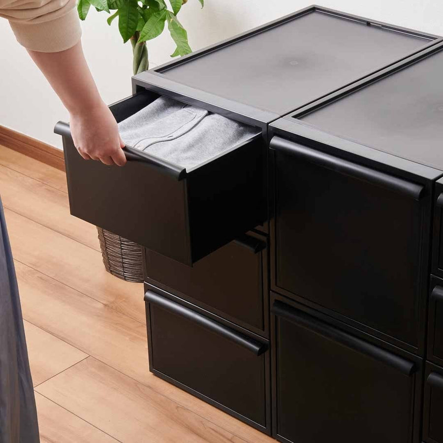 クローゼットシステム 引出し M オールブラック