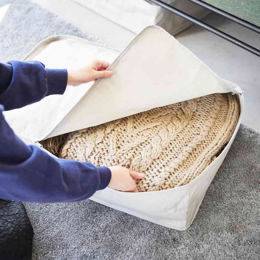 Tower Polyethylene Sheet Sofa &amp; Under-Bed Storage Case, Set of 2