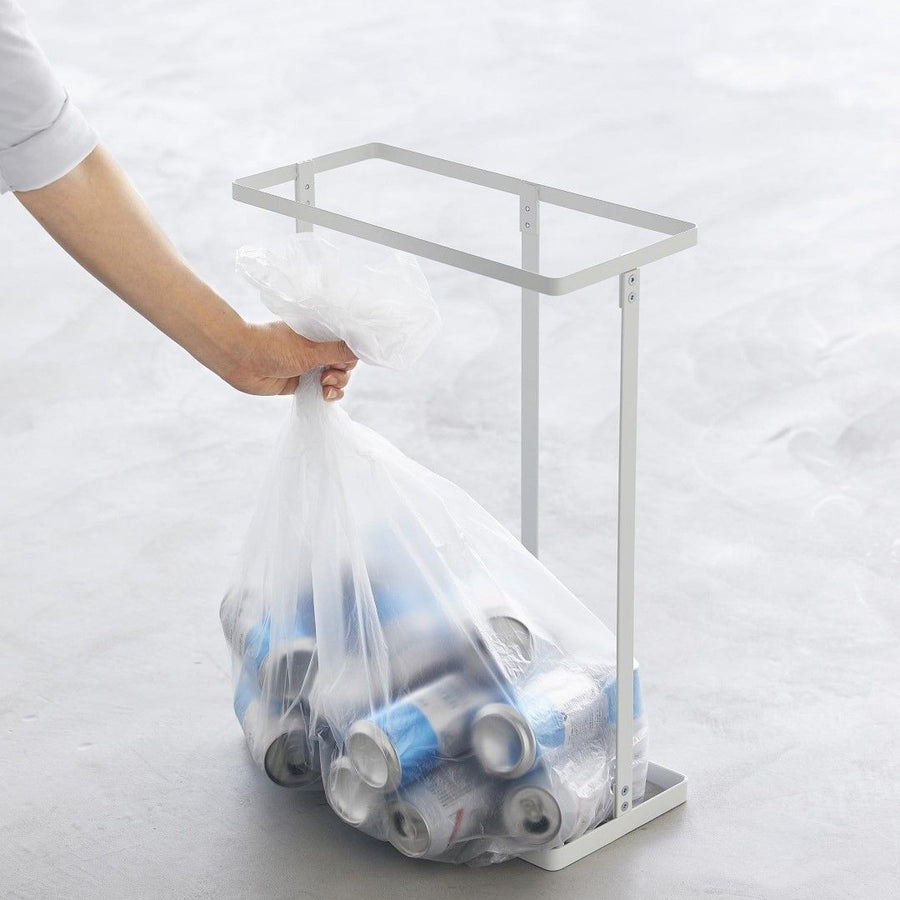 Tower Slim Lidded Garbage Sorting Bag Holder, 45L, Side Opening
