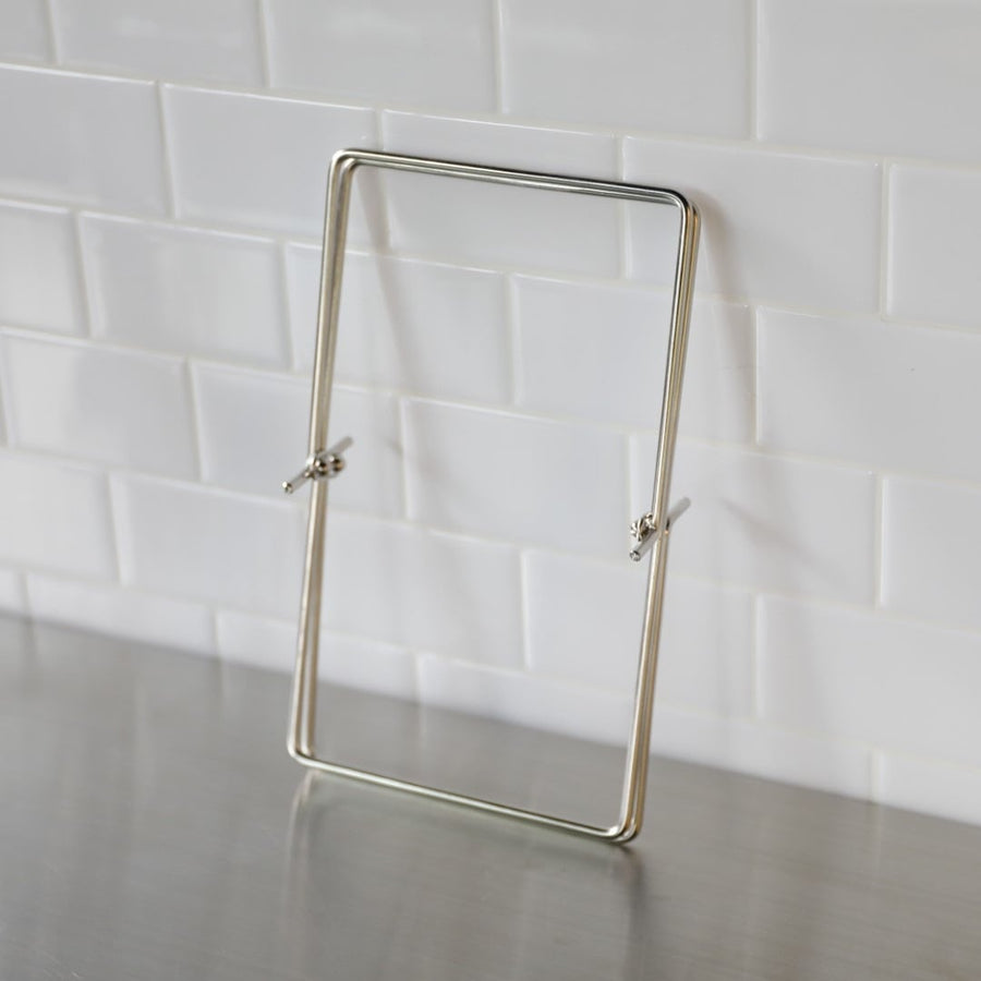 Openable plastic bag stand