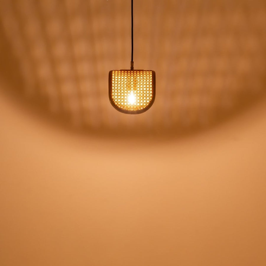 RATTAN PENDANT LAMP 1BULB