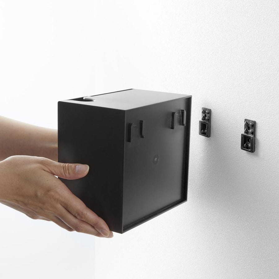 Tower Wall Flushable Toilet Brush &amp; Replacement Brush Holder for Plasterboard Walls