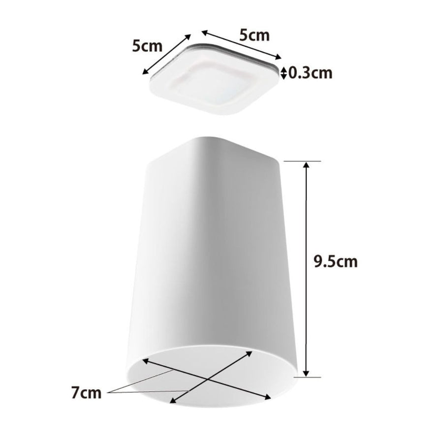 Tower Film Sheet Under-Bathroom Cabinet Magnetic Tumbler