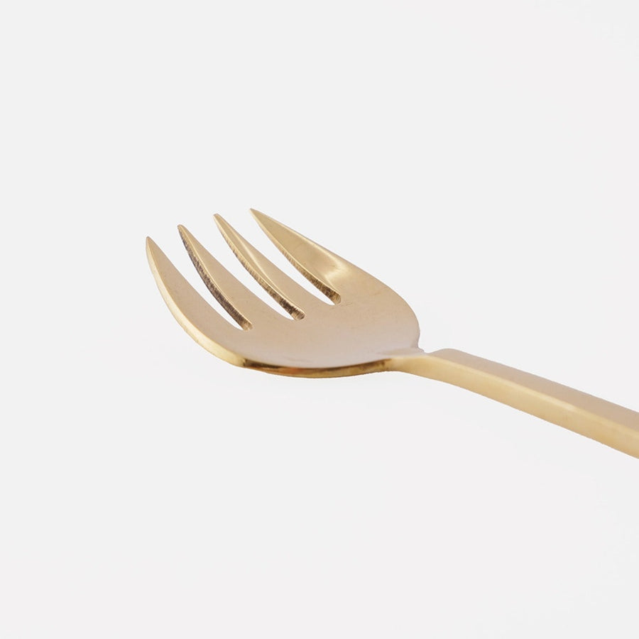 BRASS round fork