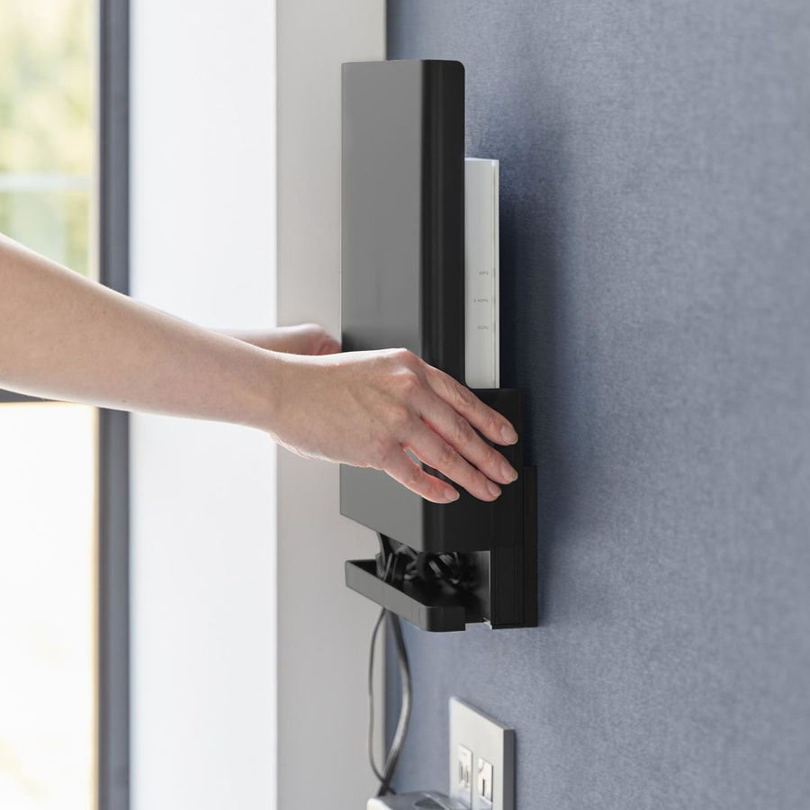 Tower Wall Hidden Router Storage, Small, Compatible with Plasterboard Walls