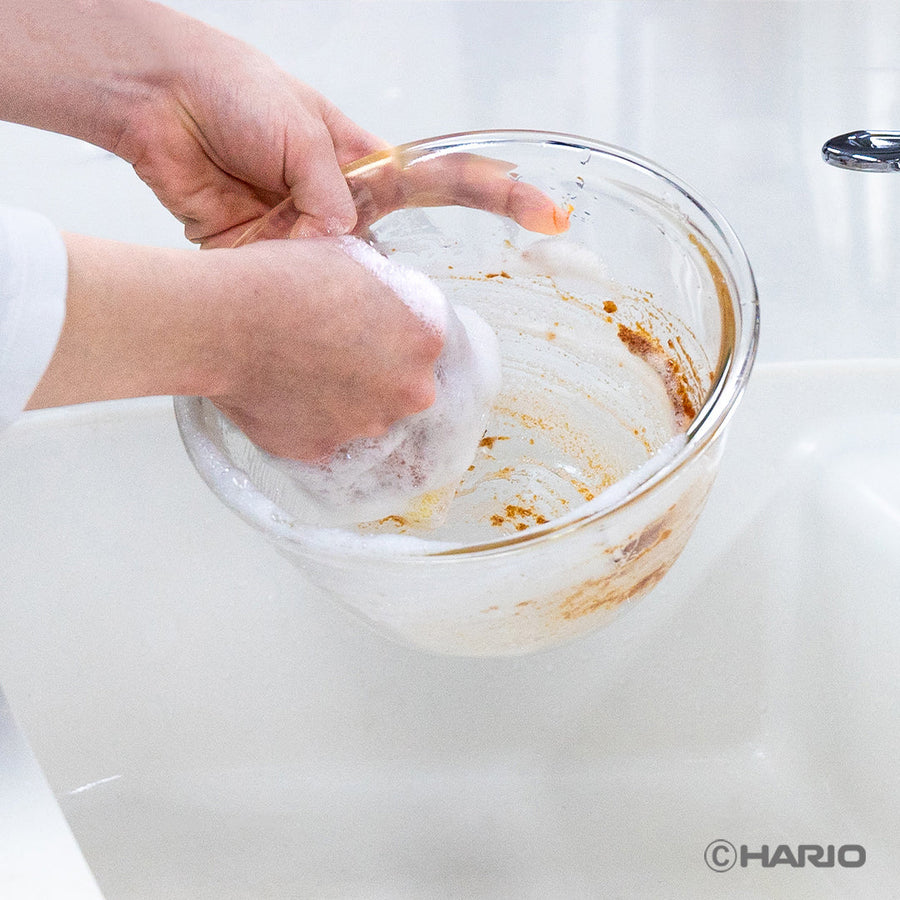Set of 2 heat-resistant glass bowls