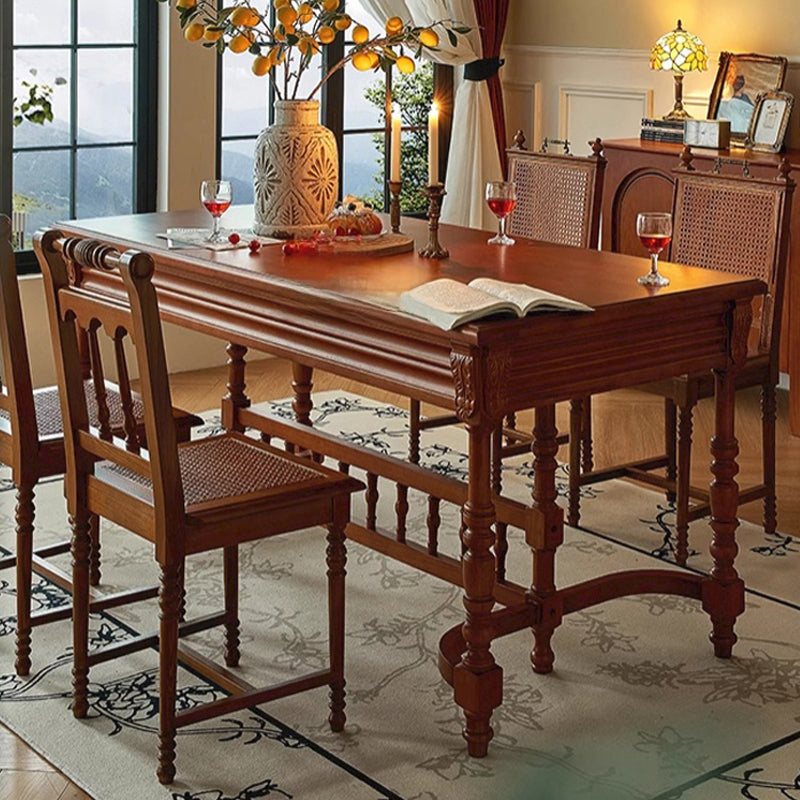 British style dining table
