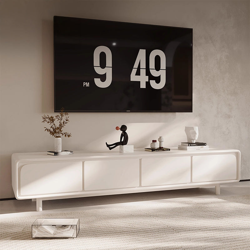 White elegant TV board