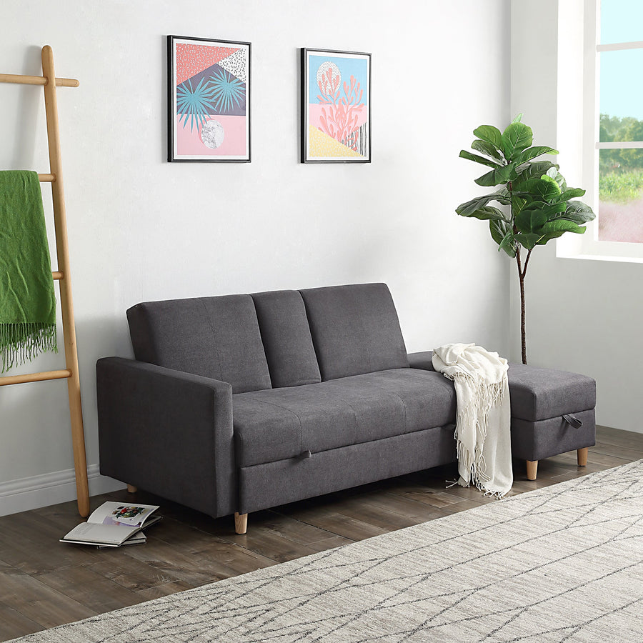 Multifunctional 3-seater sofa with storage
