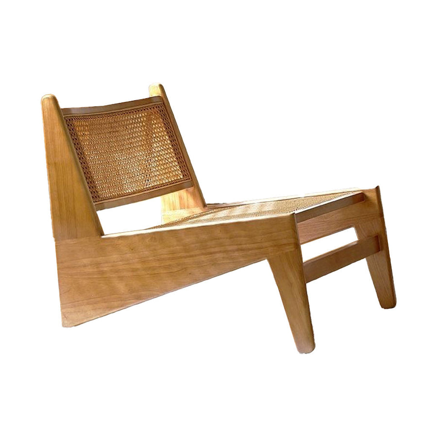 Rattan wood dining chair
