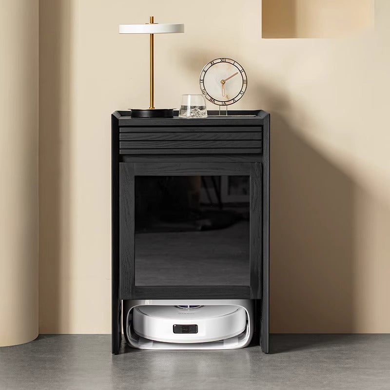 White Ash Robot Vacuum Cleaner Storage Cabinet