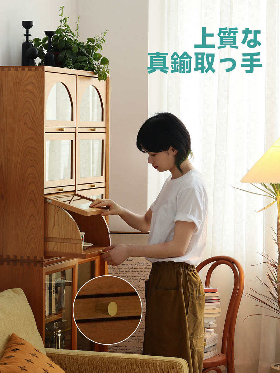 Cherry wood Multi-cherry wood cabinet