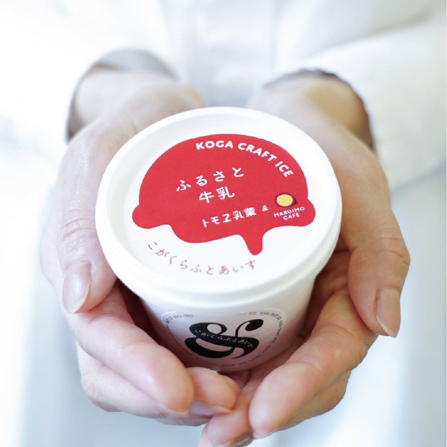 Koga Craft Ice Cream &amp; 8-piece set (Milk &amp; Strawberry)