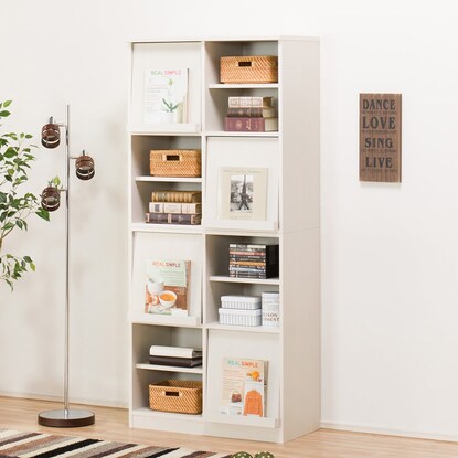 Flap door bookshelf (Biblio OP80 WW)