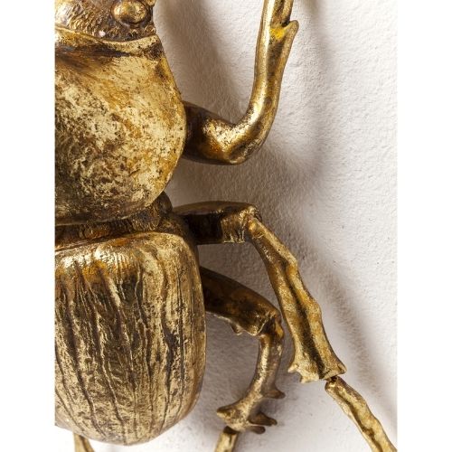 60491 Wall Decoration Herkules Beetle Gold