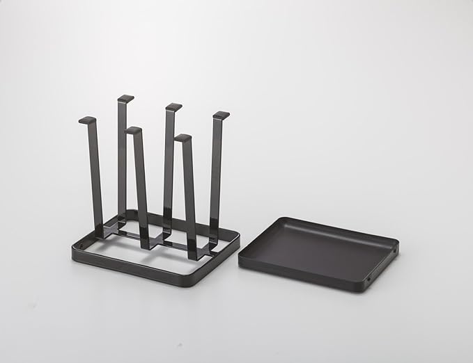 Tower Glass Stand Slim Black