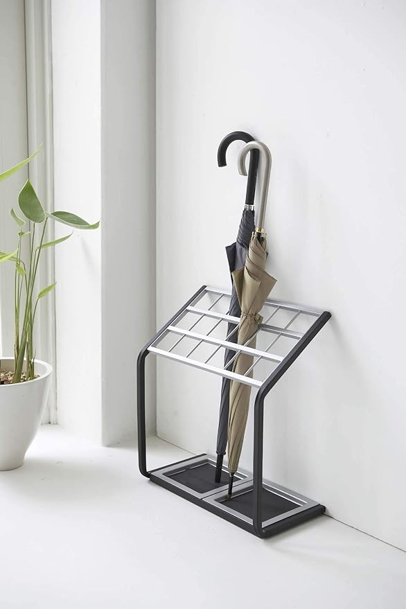 Umbrella stand, black, US-MV