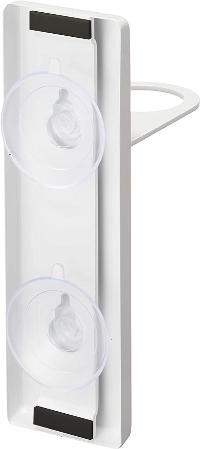 tower suction cup dispenser holder white floating storage