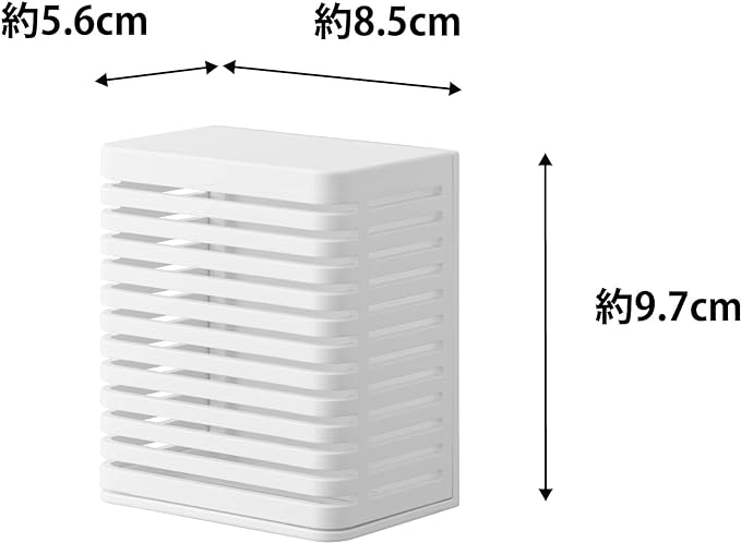 tower マグネット 防カビ&消臭剤ケース Ｓ ホワイト 防カビ剤ケース お風呂 浮かせる収納