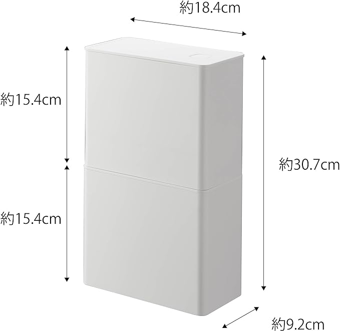 Tower Airtight Coffee Canister &amp; Filter with Valve, Storage Case, White, Refillable, Airtight, Disassemble and Washable