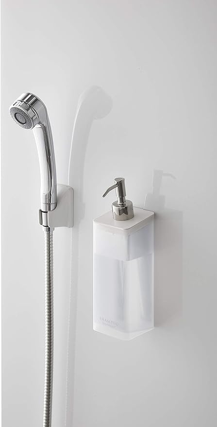 MIST Magnetic Two-Way Dispenser Shampoo White Pump Dispenser Bottle