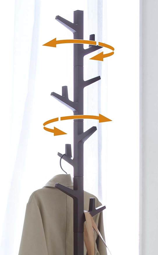 Pole hanger Branch Brown Hanger rack Coat hanger