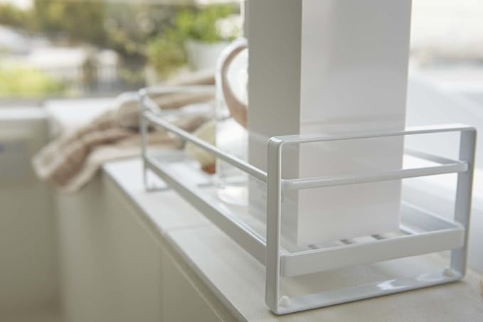 MIST Dispenser Stand, 1 Tier, White, Bathroom Rack