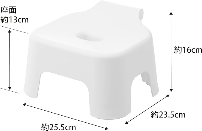 Tower Hanging Bath Stool for Kids SH13 White Bath Chair Bath Stool for Kids and Toddlers Easy to Dry