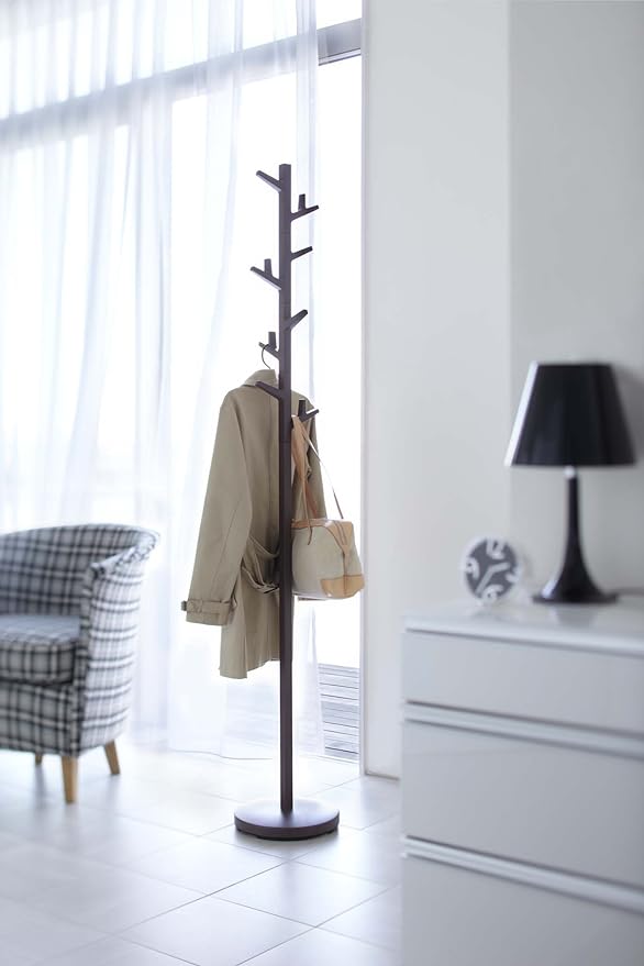 Pole hanger Branch Brown Hanger rack Coat hanger