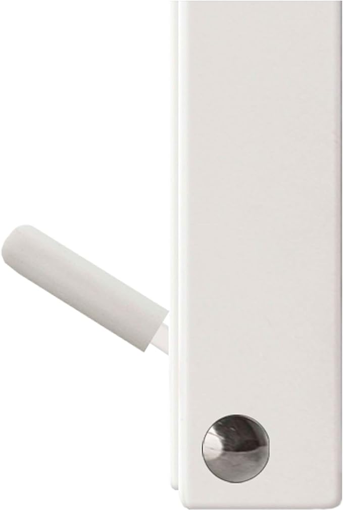 Smart Magnetic Folding Door Stopper, White, Easy Installation for Entrances