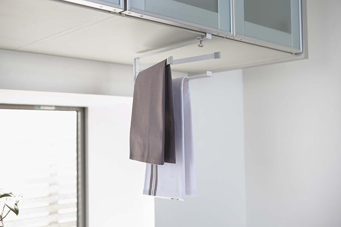 PLATE Under-Cabinet Dish Hanger, White