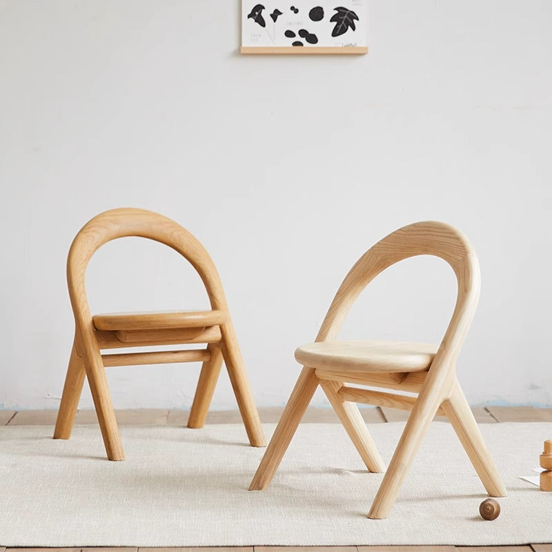 Wooden baby low chair