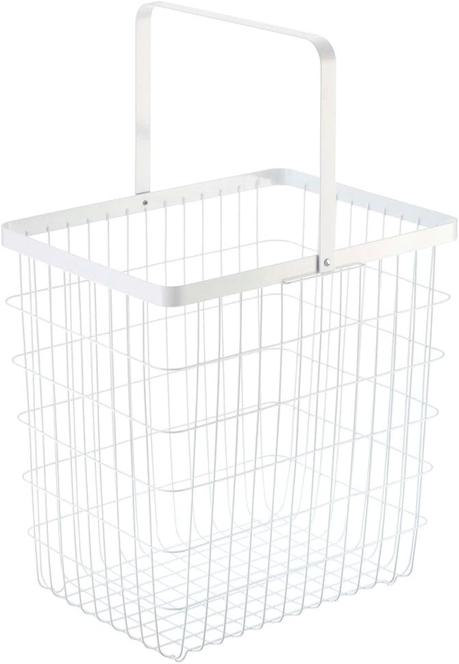 tower laundry wire basket large white laundry basket with handle