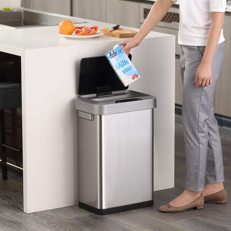 HORIZON SENSOR BIN Trash can with automatic opening and closing, 45L