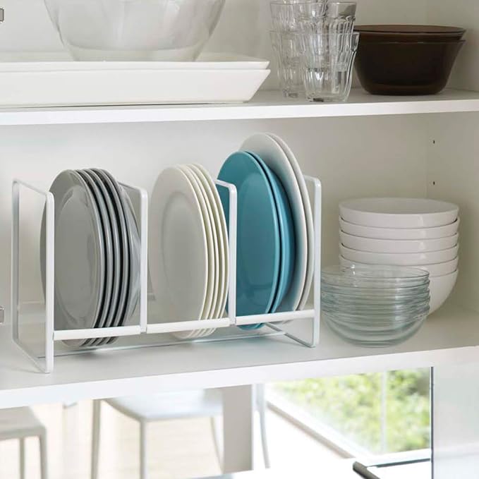 tower Dish Stand Dish Rack Wide L White