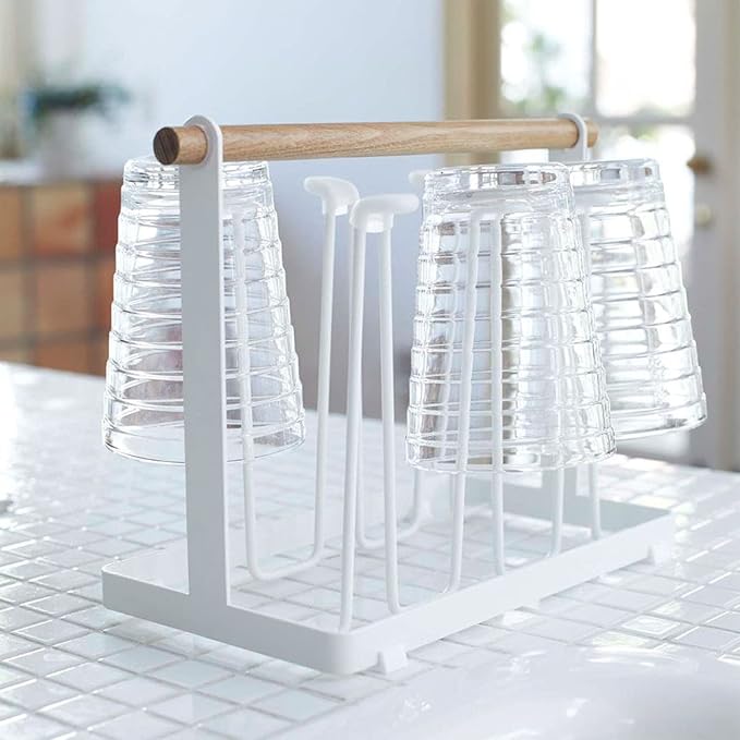 tosca glass stand, white